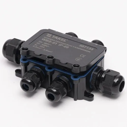 Коробка розподільча з клемником WBS-61 IP-68 TAKEL Коробка розподільча з клемником WBS-61 IP-68 TAKEL