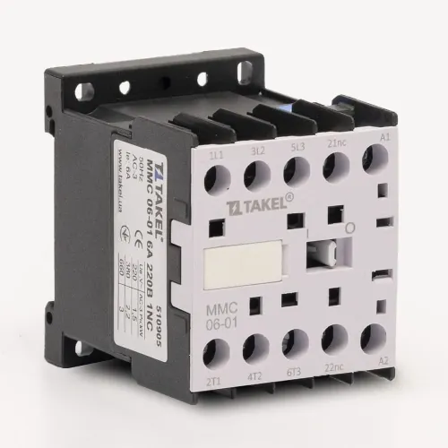 Контактор MMC 06-01 6А 220В 1NC TAKEL Контактор MMC 06-01 6А 220В 1NC TAKEL