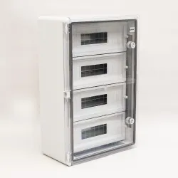 Корпус модульний (4?15Р) ударостійкий 400x600x200 з проз. дв. IP65 Корпус модульний (4?15Р) ударостійкий 400x600x200 з проз. дв. IP65