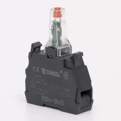 Блок світлодіодний TK5-B4 24V червоний TAKEL Блок світлодіодний TK5-B4 24V червоний TAKEL