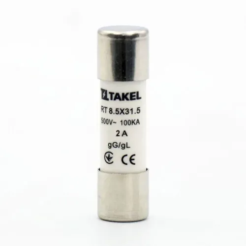 Плавка вставка предохранителя RT 8.5х31.5 2А TAKEL Плавка вставка предохранителя RT 8.5х31.5 2А TAKEL