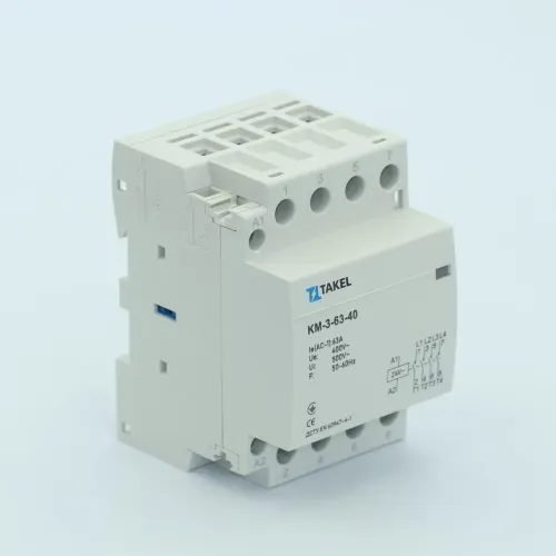 Контактор модульный КМ-3-63-40 63А 4NO 24В AC Контактор модульный КМ-3-63-40 63А 4NO 24В AC