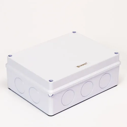 Коробка розподільча без отворів вологостійка IP65 200х155х80 Коробка розподільча без отворів вологостійка IP65 200х155х80