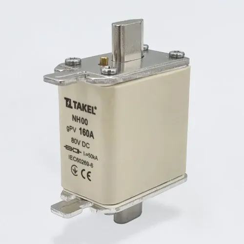 Плавка вставка предохранителя NH00 160А 80V DC TAKEL Плавка вставка предохранителя NH00 160А 80V DC TAKEL