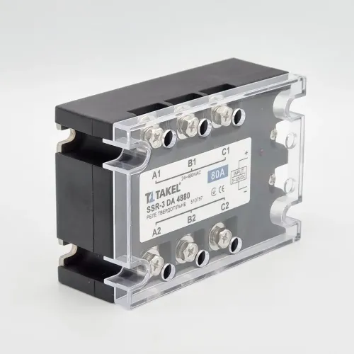 Реле твердотельное SSR-3 DA4880 80А TAKEL Реле твердотельное SSR-3 DA4880 80А TAKEL