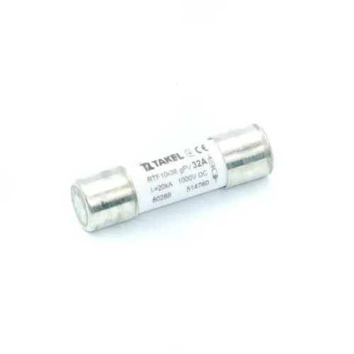 Плавка вставка предохранителя RTF 10х38 32А 1000V DC TAKEL Плавка вставка предохранителя RTF 10х38 32А 1000V DC TAKEL