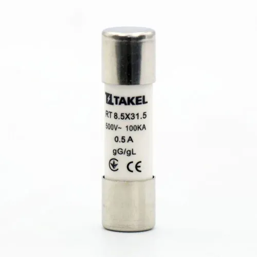 Плавка вставка предохранителя RT 8.5х31.5 0.5А TAKEL Плавка вставка предохранителя RT 8.5х31.5 0.5А TAKEL