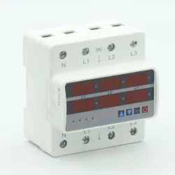 Реле напруги та струму модульне трифазне RD35M VA-3/1 100А Реле напруги та струму модульне трифазне RD35M VA-3/1 100А