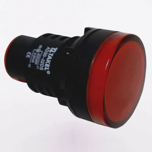 Светодиодный индикатор AD30-30DS 230v АC/DC, красный TAKEL Светодиодный индикатор AD30-30DS 230v АC/DC, красный TAKEL