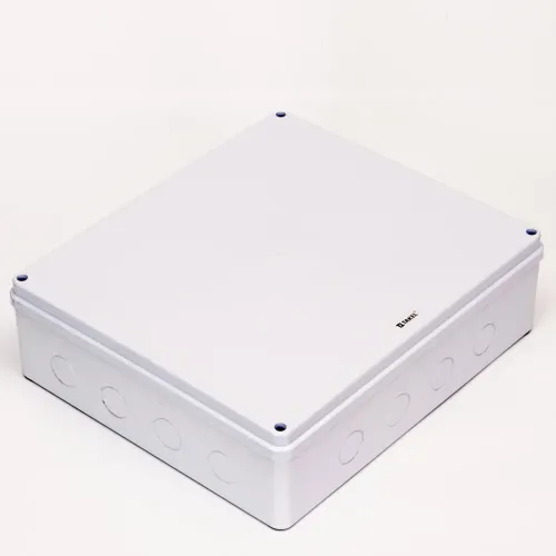 Коробка розподільча без отворів вологостійка IP65 400х350х120 Коробка розподільча без отворів вологостійка IP65 400х350х120
