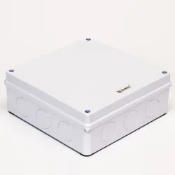 Коробка розподільча без отворів вологостійка IP65 200х200х80 Коробка розподільча без отворів вологостійка IP65 200х200х80