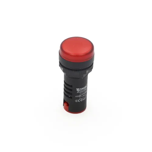 Светодиодный индикатор AD22D 230v АC/DC ARGENT, красный TAKEL Светодиодный индикатор AD22D 230v АC/DC ARGENT, красный TAKEL