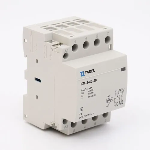 Контактор модульный КМ-3-40-40 40А 4NO TAKEL Контактор модульный КМ-3-40-40 40А 4NO TAKEL