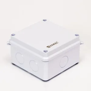 Коробка розподільча без отворів вологостійка IP65 100х100х70 Коробка розподільча без отворів вологостійка IP65 100х100х70