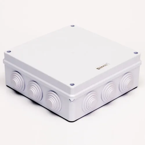 Коробка розподільча вологостійка IP65 200х200х80 Коробка розподільча вологостійка IP65 200х200х80