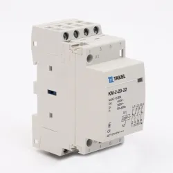 Контактор модульный КМ-2-20-22 20А 2NO+2NC TAKEL Контактор модульный КМ-2-20-22 20А 2NO+2NC TAKEL