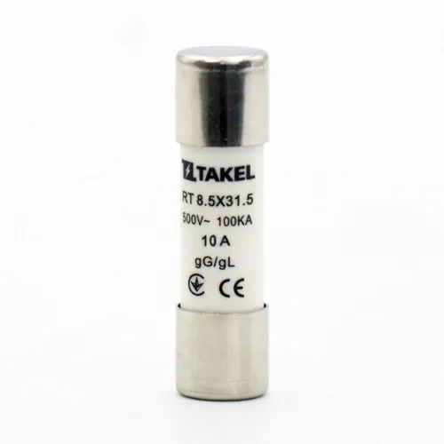 Плавка вставка предохранителя RT 8.5х31.5 10А TAKEL Плавка вставка предохранителя RT 8.5х31.5 10А TAKEL