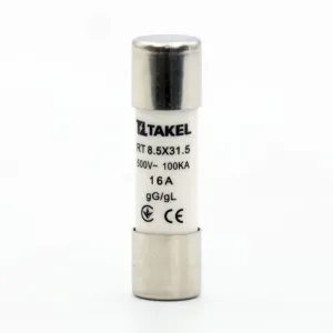 Плавка вставка запобіжника RT 8.5х31.5 16А TAKEL Плавка вставка запобіжника RT 8.5х31.5 16А TAKEL