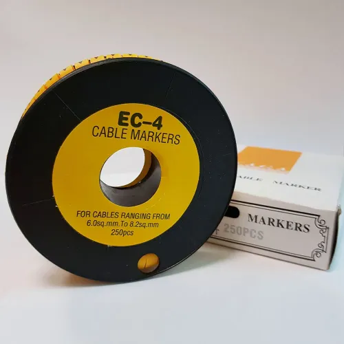 Маркировочная бирка ЕС-4 (6-8,2 мм²) символ "чистая" Маркировочная бирка ЕС-4 (6-8,2 мм²) символ "чистая"