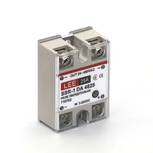 Реле твердотельное SSR-1 DA4825 25А LEE Реле твердотельное SSR-1 DA4825 25А LEE