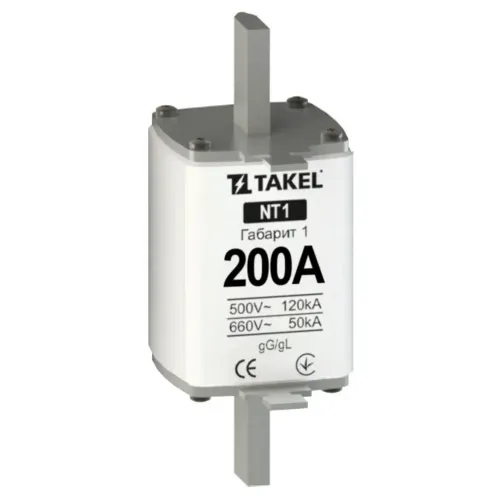 Плавка вставка запобіжника NT1 200А TAKEL Плавка вставка запобіжника NT1 200А TAKEL