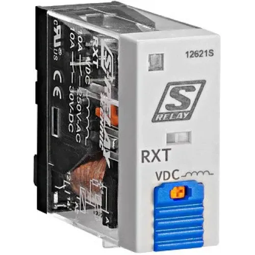 Реле промышленное RXT1 1CO 5PIN 10А 24В DC с LED и защитным диодом Реле промышленное RXT1 1CO 5PIN 10А 24В DC с LED и защитным диодом