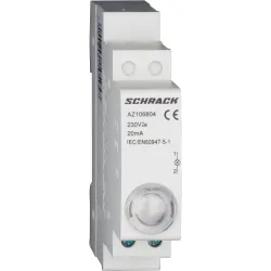 Модульний LED індикатор AMPARO 230В AC білий Модульний LED індикатор AMPARO 230В AC білий