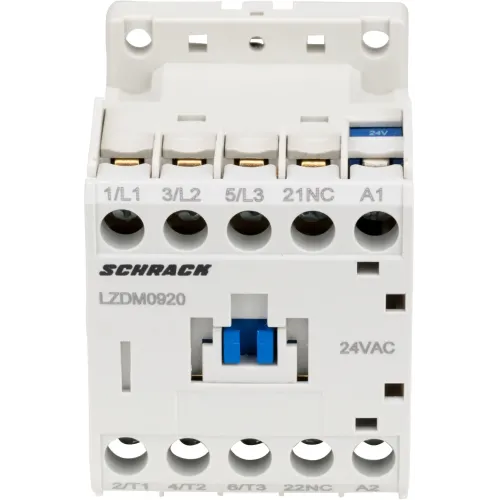 Контактор CUBICO Mini 3Р 4кВт 9A 1НЗ 24В AC Контактор CUBICO Mini 3Р 4кВт 9A 1НЗ 24В AC