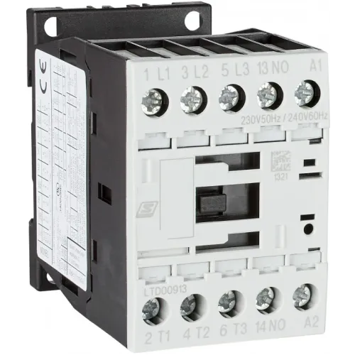 Контактор ALEA II LTD 3P 9A 4кВт 230В АC 1НВ габарит 0 Контактор ALEA II LTD 3P 9A 4кВт 230В АC 1НВ габарит 0