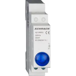 Модульний LED індикатор AMPARO 230В AC синій Модульний LED індикатор AMPARO 230В AC синій