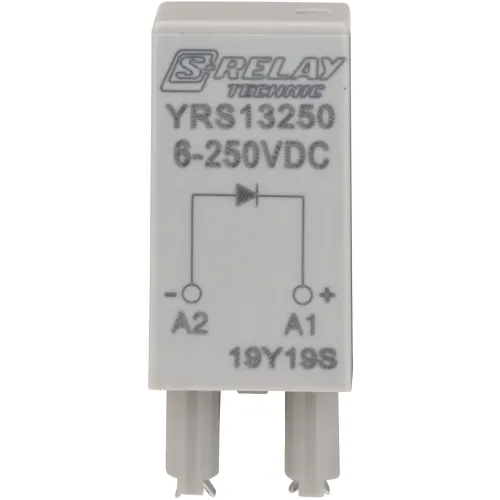 Модуль защитного диода для гнезд YRS/YRTS/YRXT 6-250V DC Модуль защитного диода для гнезд YRS/YRTS/YRXT 6-250V DC