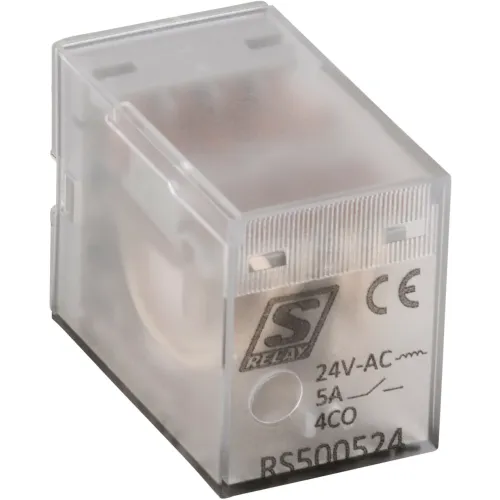 Реле мініатюрне S-Relay RS5 4CO 14PIN 5А 24В AC Реле мініатюрне S-Relay RS5 4CO 14PIN 5А 24В AC