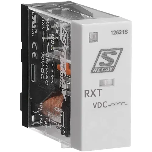 Реле промышленное RXT2 2CO 8PIN 5А 24В DC без ползунка Реле промышленное RXT2 2CO 8PIN 5А 24В DC без ползунка