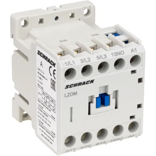Контактор CUBICO Mini 3Р 5,5кВт 12A 1НЗ 24В DC Контактор CUBICO Mini 3Р 5,5кВт 12A 1НЗ 24В DC