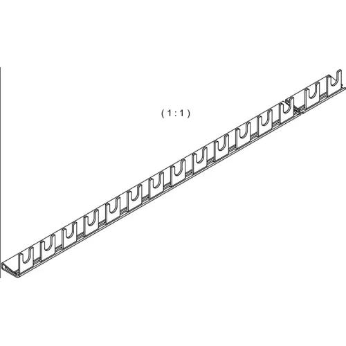 Шина соединительная U-образная (FORK) 1P 16мм² 80А 1м Шина соединительная U-образная (FORK) 1P 16мм² 80А 1м