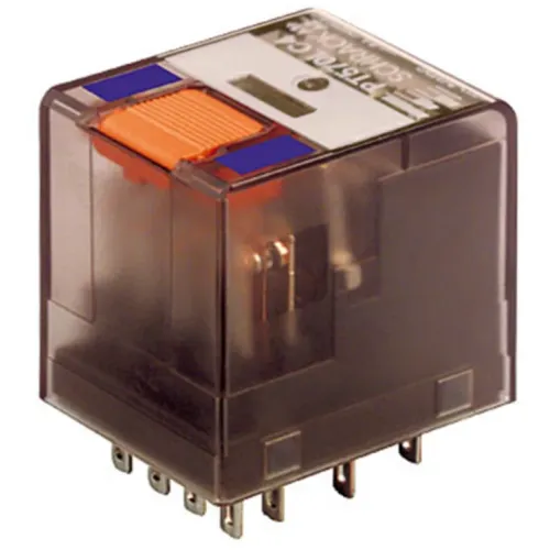 Реле проміжне PT5 4CO 14PIN 6А 24В DC з LED і захисним діодом Реле проміжне PT5 4CO 14PIN 6А 24В DC з LED і захисним діодом