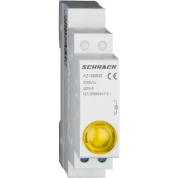 Модульний LED індикатор AMPARO 230В AC жовтий Модульний LED індикатор AMPARO 230В AC жовтий