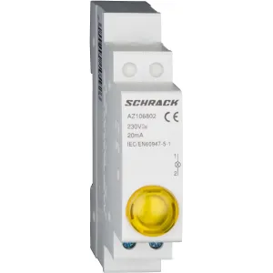 Модульний LED індикатор AMPARO 230В AC жовтий Модульний LED індикатор AMPARO 230В AC жовтий