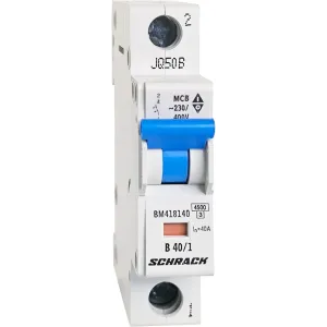 Автоматический выключатель BMS4 1P 40А 4,5кА х-ка B