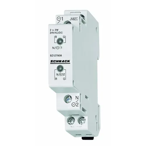 Модульний LED індикатор 110-240В АС/DC червоний/зелений Модульний LED індикатор 110-240В АС/DC червоний/зелений