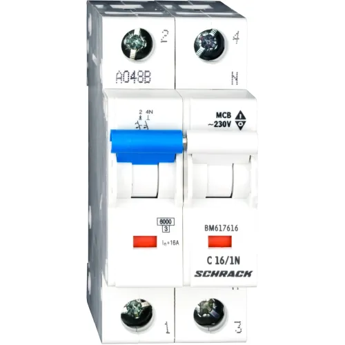 Автоматический выключатель BMS6 1P+N 16А 6кА х-ка C Автоматический выключатель BMS6 1P+N 16А 6кА х-ка C