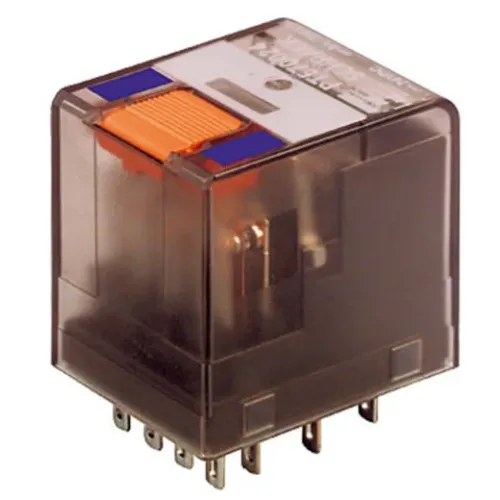 Реле проміжне PT5 4CO 14PIN 6А 24В DC з LED Реле проміжне PT5 4CO 14PIN 6А 24В DC з LED
