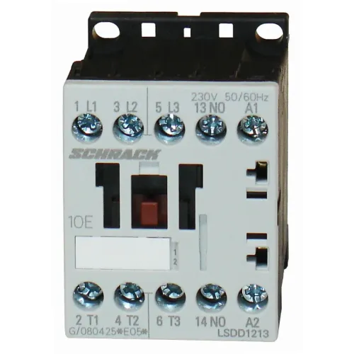 Контактор 3P 12А 5.5кВт 230В AC 1НВ габарит 00 Контактор 3P 12А 5.5кВт 230В AC 1НВ габарит 00
