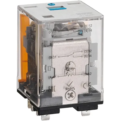 Реле силовое RMX 3CO 11PIN 16A 12В DC с LED Реле силовое RMX 3CO 11PIN 16A 12В DC с LED