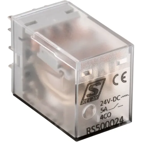 Реле миниатюрное S-Relay RS5 4CO 14PIN 5А 24В DC Реле миниатюрное S-Relay RS5 4CO 14PIN 5А 24В DC