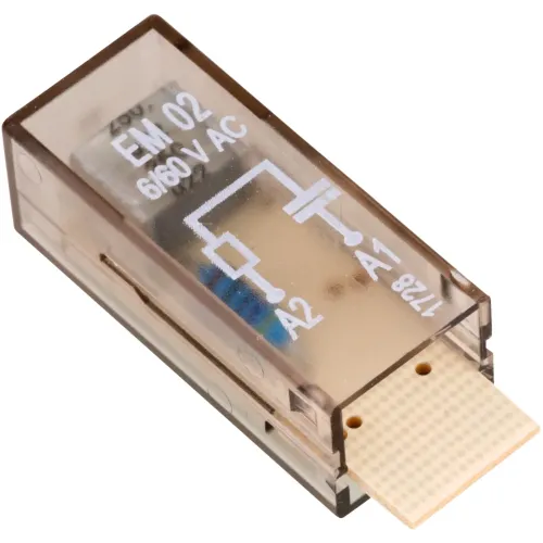 Модуль сети RC для гнезд YPT/PT/YRT/RT 6-60В AC EM02 Модуль сети RC для гнезд YPT/PT/YRT/RT 6-60В AC EM02