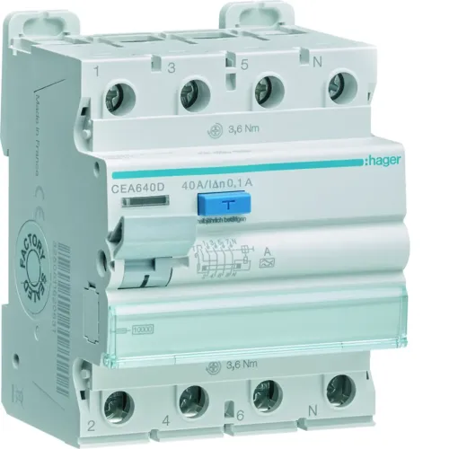 ПЗВ 4P 10kA 40A 100mA A ПЗВ 4P 10kA 40A 100mA A