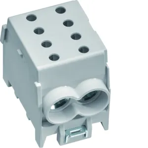 Модульная вводная 1-полюсная клемма 2x70²/2x50², 160А, серая