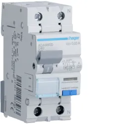 ДАВ 1P+N 6kA C-40A 30mA A ДАВ 1P+N 6kA C-40A 30mA A