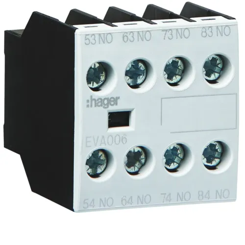 Додатковий контакт 4НВ для EV007…EV038, EVN022…EVN045, EVL014…EVL027, EVR004… Додатковий контакт 4НВ для EV007…EV038, EVN022…EVN045, EVL014…EVL027, EVR004…